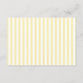 Freshly Graduated Lemon Graduation Advice Wishes エンクロージャーカード (裏面)