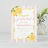 Freshly Graduated Lemon Graduation Party 招待状 (スタンド正面)