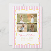 Freshly Graduated Lemon Graduation Party 招待状 (裏面)