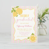 Freshly Graduated Lemon Graduation Party 招待状 (スタンド正面)