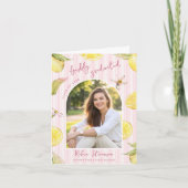 Freshly Graduated Lemon Graduation Party 招待状 (正面)