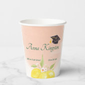 Freshly Graduated lemon Graduation Party Paper Cup 紙コップ (裏面)