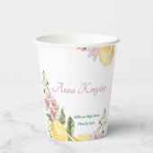 Freshly Graduated lemon Graduation Party Paper Cup 紙コップ (裏面)