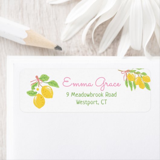 Freshly Graduated Lemon Labels ラベル (インサイチュ)