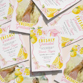 Freshly Graduated Lemon Party Invitation 招待状