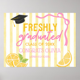 Freshly Graduated Lemonade Grad Party ポスター