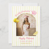 Freshly Graduated Lemonade Graduation 案内状 (正面)