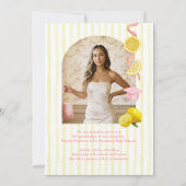 Freshly Graduated Lemonade Graduation 案内状 (裏面)