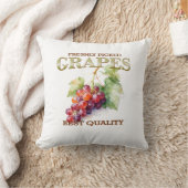 Freshly Picked Grapes - Best Quality クッション (ブランケット)