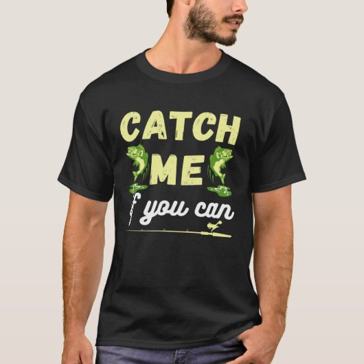 Freshwater Fisherman Large Mouth Bass Quote Tシャツ (正面)