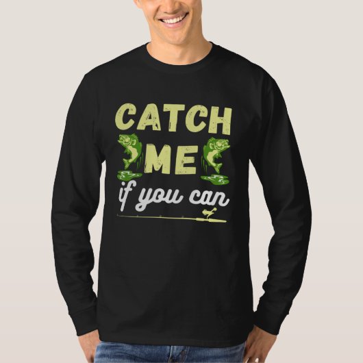 Freshwater Fisherman Large Mouth Bass Quote Tシャツ (正面)