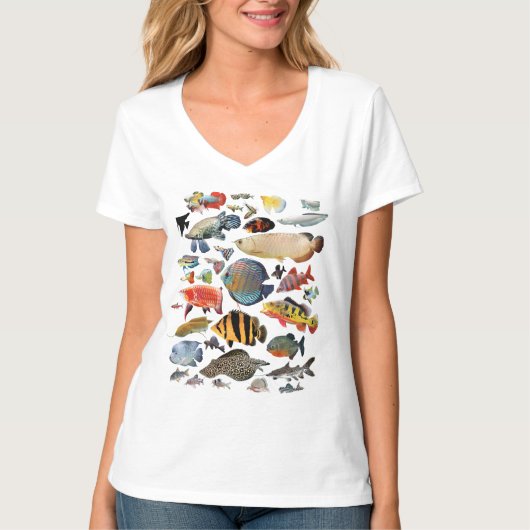 Freshwater Tropical fish Tシャツ (正面)