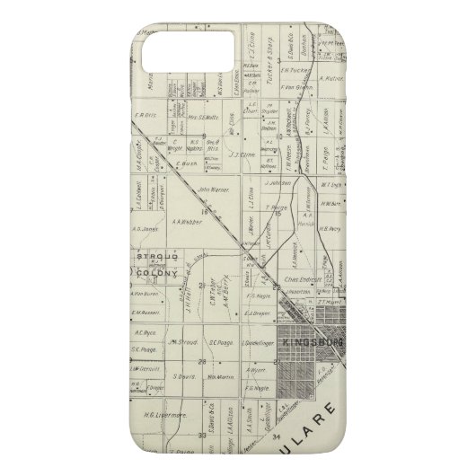 Fresno郡、カリフォルニア12 Case-Mate iPhoneケース (裏面)