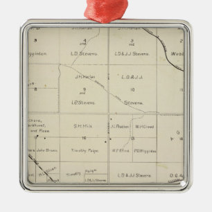 Fresno郡、カリフォルニア33 メタルオーナメント