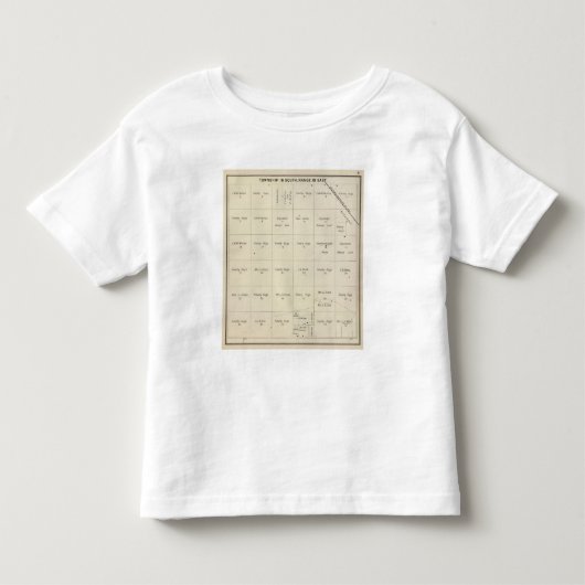 Fresno郡、カリフォルニア4 トドラーTシャツ (正面)