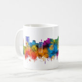 Fresno California Skyline コーヒーマグカップ (正面左)
