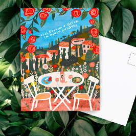 Freude Neuen Haus schöne Landschaft ポストカード