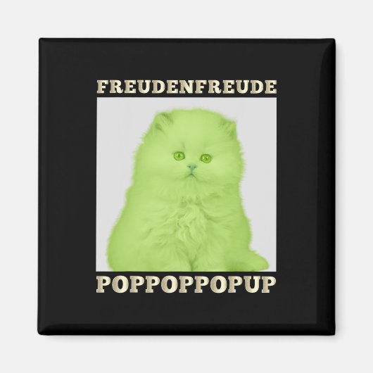 Freudenfreude Poppopop猫愛猫 マグネット (正面)