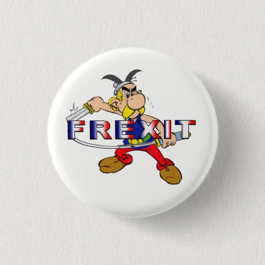 frexit 缶バッジ (正面)