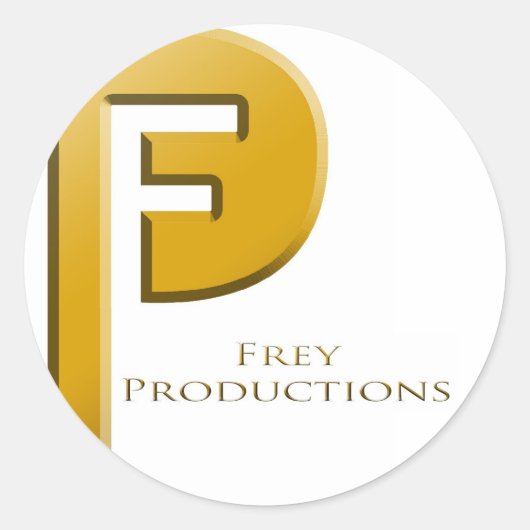 Frey Productions金ゴールドシール ラウンドシール (正面)