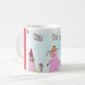 Freyaのスケッチのマグ コーヒーマグカップ (正面左)
