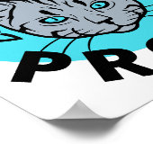 Freyaポスタ誇りを持ったーを作る(ライトキャット版) ポスター (角)