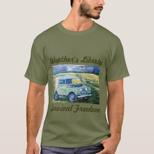 "FREYA"シリーズ1枚のトラックのタクシーのTシャツ Tシャツ (正面)