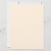 FREYA ワイルドフラワーのシンプルウェディング 招待状 (裏面)