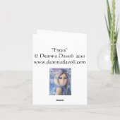 Freya - Notecard カード (裏面)