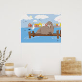 Freya the Walrus – ポスター (キッチン)