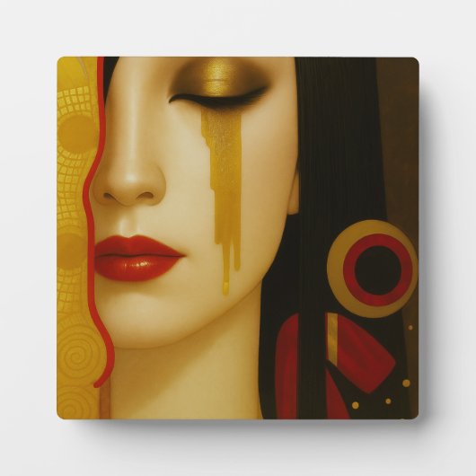 Freya's golden tears with dark hair フォトプラーク (正面)