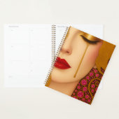 Freya's heartache golden tears in pink motif プランナー手帳 (ディスプレー)