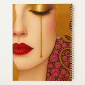 Freya's heartache golden tears in pink motif プランナー手帳 (裏面)