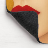 Freya's heartache golden tears in pink motif マウスパッド (コーナー)