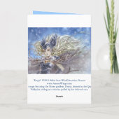 Freyjaグリーティングカード カード (裏面)