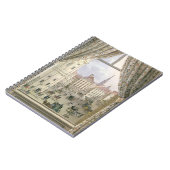 Freyungの眺め、ウィーン1825年(papeのグワッシュ ノートブック (左側)