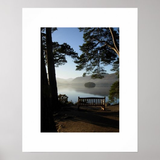 Friar's Cragからのビュー – Derwentwater ポスター (正面)