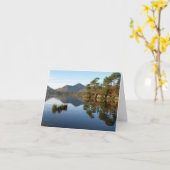 Friar's Crag, Derwentwater:クンブリアの湖地区 カード (黄色い花)