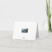 Friar's Crag, Derwentwater:クンブリアの湖地区 カード (裏面)