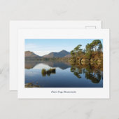 Friar's Crag, Derwentwater：クンブリアの湖地区 ポストカード (正面/裏面)