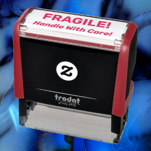 FRICAR、Handle With 気に、またはDIYメッセージ セルフインキングスタンプ