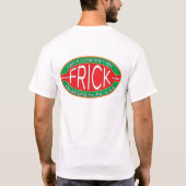 Frick 1911アンティークスチームファームエンジンシャツ tシャツ (裏面)