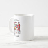 Frickeの紋章付き外衣 コーヒーマグカップ (正面左)