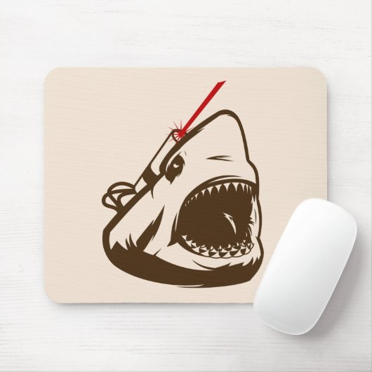 Frickinのレーザ光線を持つ鮫 マウスパッド (マウス)