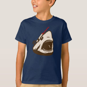 Frickinのレーザ光線を持つ鮫 Tシャツ
