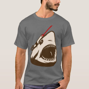 Frickinのレーザ光線を持つ鮫 Tシャツ