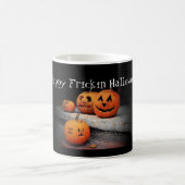 Frickin幸せなハロウィンのマグ コーヒーマグカップ (中央)