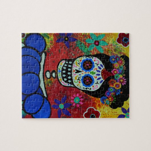 Frida Dia de Los Muertos Puzzle ジグソーパズル (横)