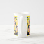 Frida Kで一日を始める ボーンチャイナマグカップ (裏面)