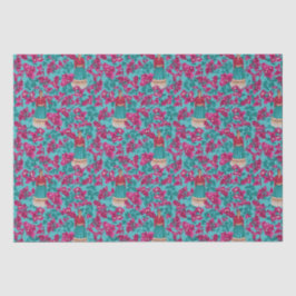 Frida Kahloのピンクブーゲンビリア 薄葉紙